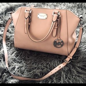Large MK soft pink purse